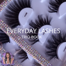 Load image into Gallery viewer, Trio Lash Set| Everyday Lashes| 3 Pair Lash Set| Mini Lash Book